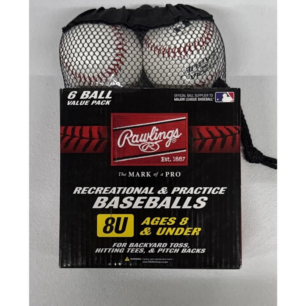 Rawlings | Official League Recreational Use Practice Baseballs | Youth | Bag...